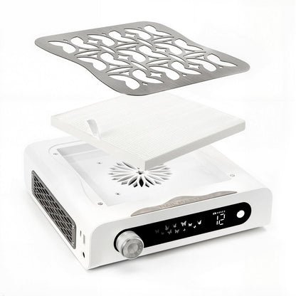 Rechargeable Nail Dust Collector 60W Butterfly design