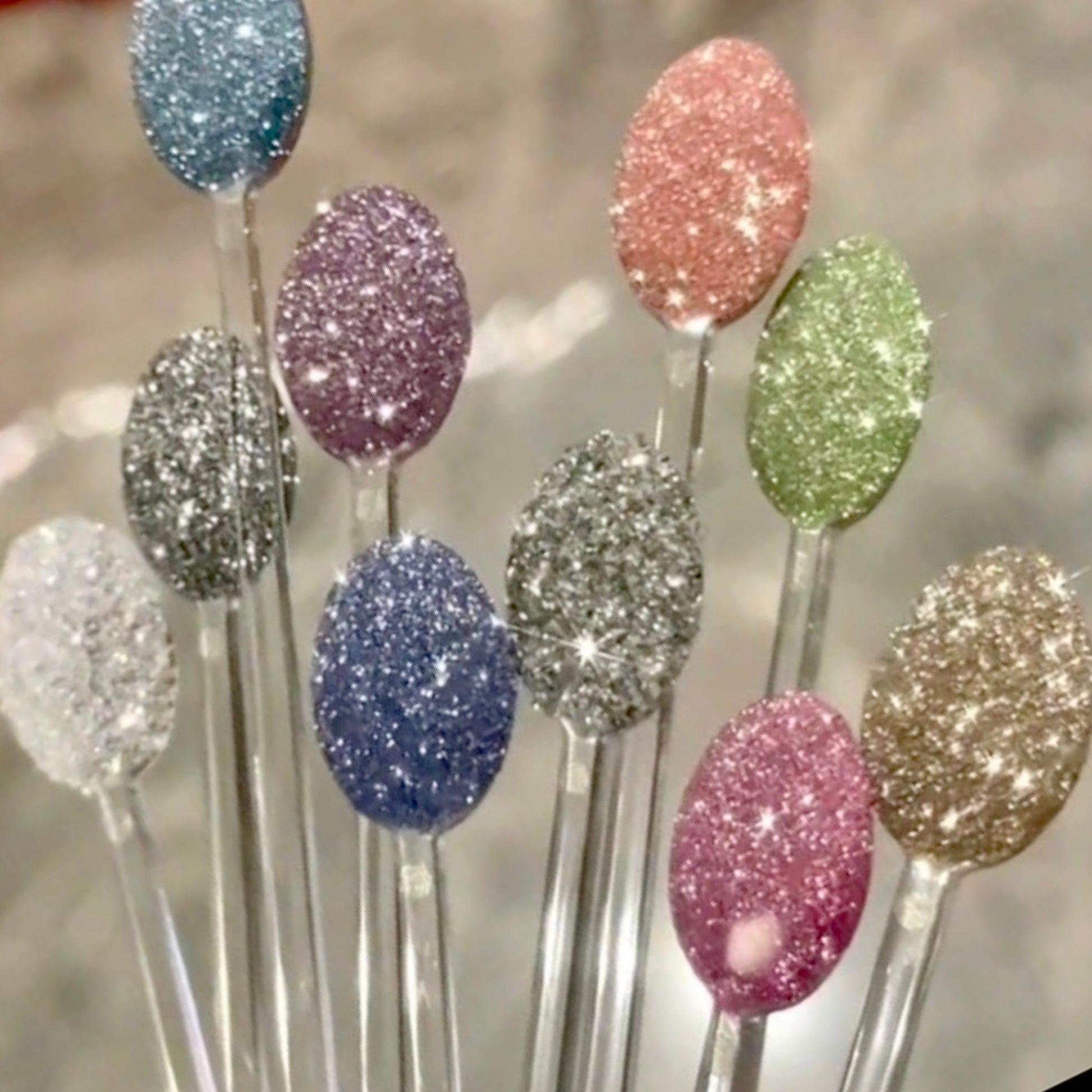 Mi Flower Collection set of 9 Reflective Glitter Gel Polish – Beauty  Fennique Nail Supplies
