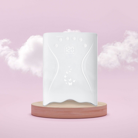 Nail Lamp 115W Cordless & Rechargeable two toned White or Pink