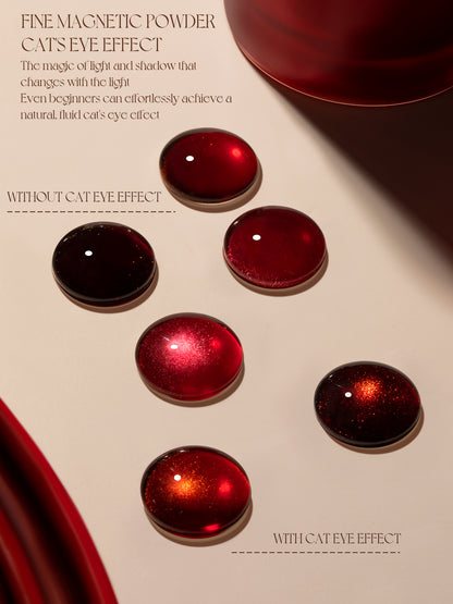 Gulauri Ruby Cat Eye Gel LIMITED EDITION (set of 3) HEMA & TPO FREE