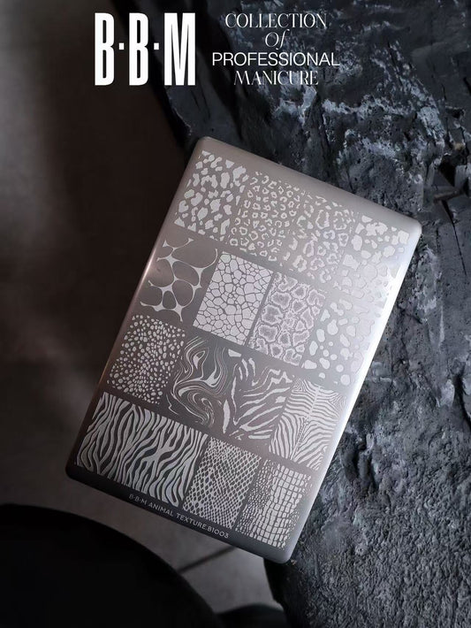 Nail Stamping Plates BBM - Animal Texture - B1003