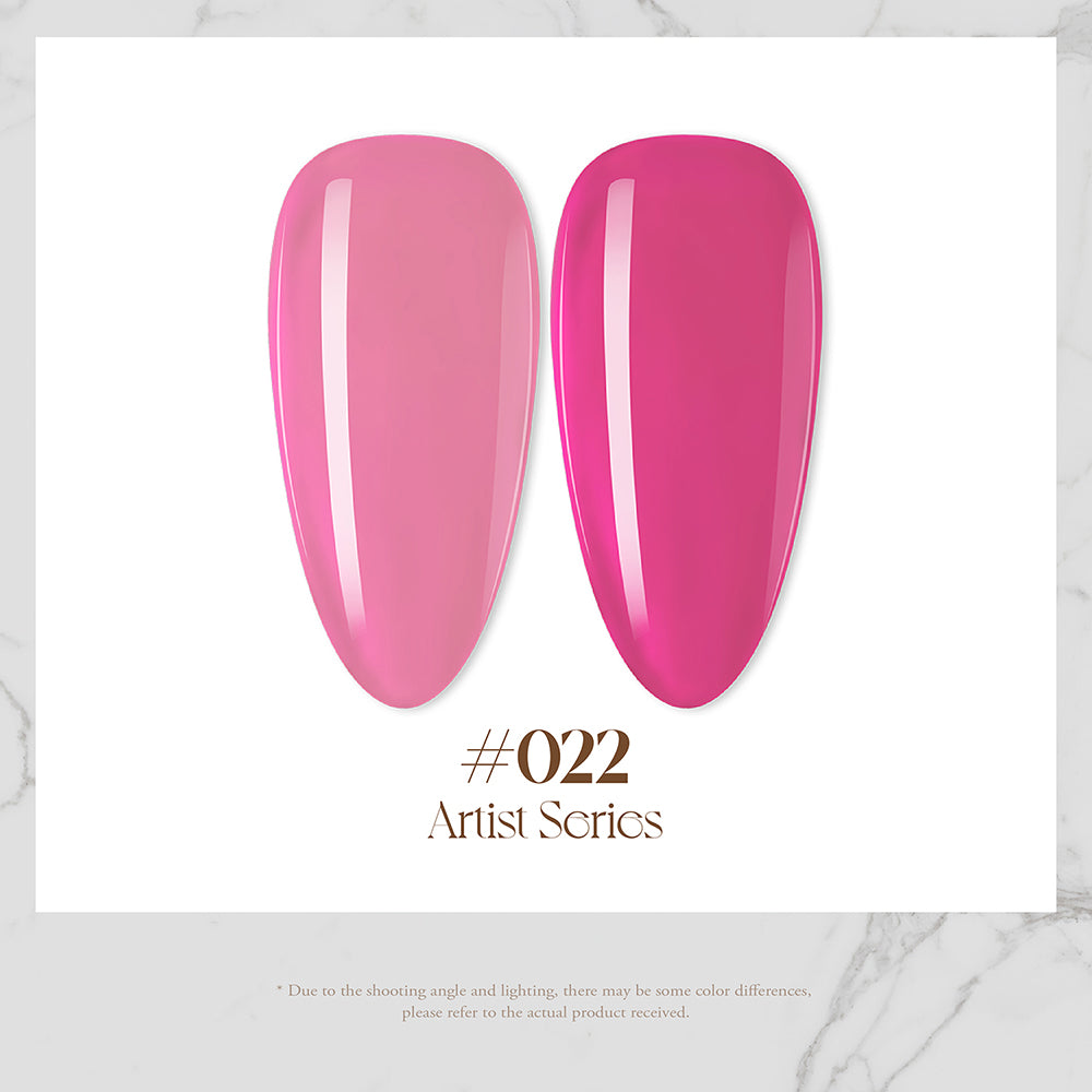 Pink Amber Gel Gulauri #022 Artist Series PRE ORDER