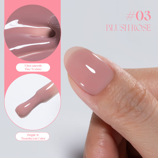 Gulauri Candy Glaze Top Coat Blush Rose #03