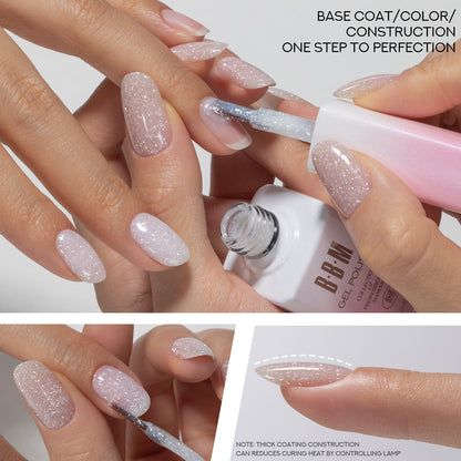 BBM Unruly Snowflake Base Coat HEMA & TPO FREE