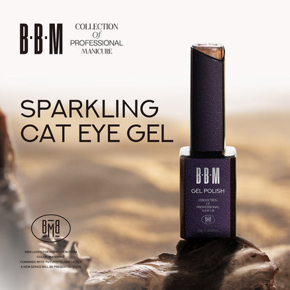 Sparkling Magnetic Cat Eye Gel Collection BBM 13ml set of 6