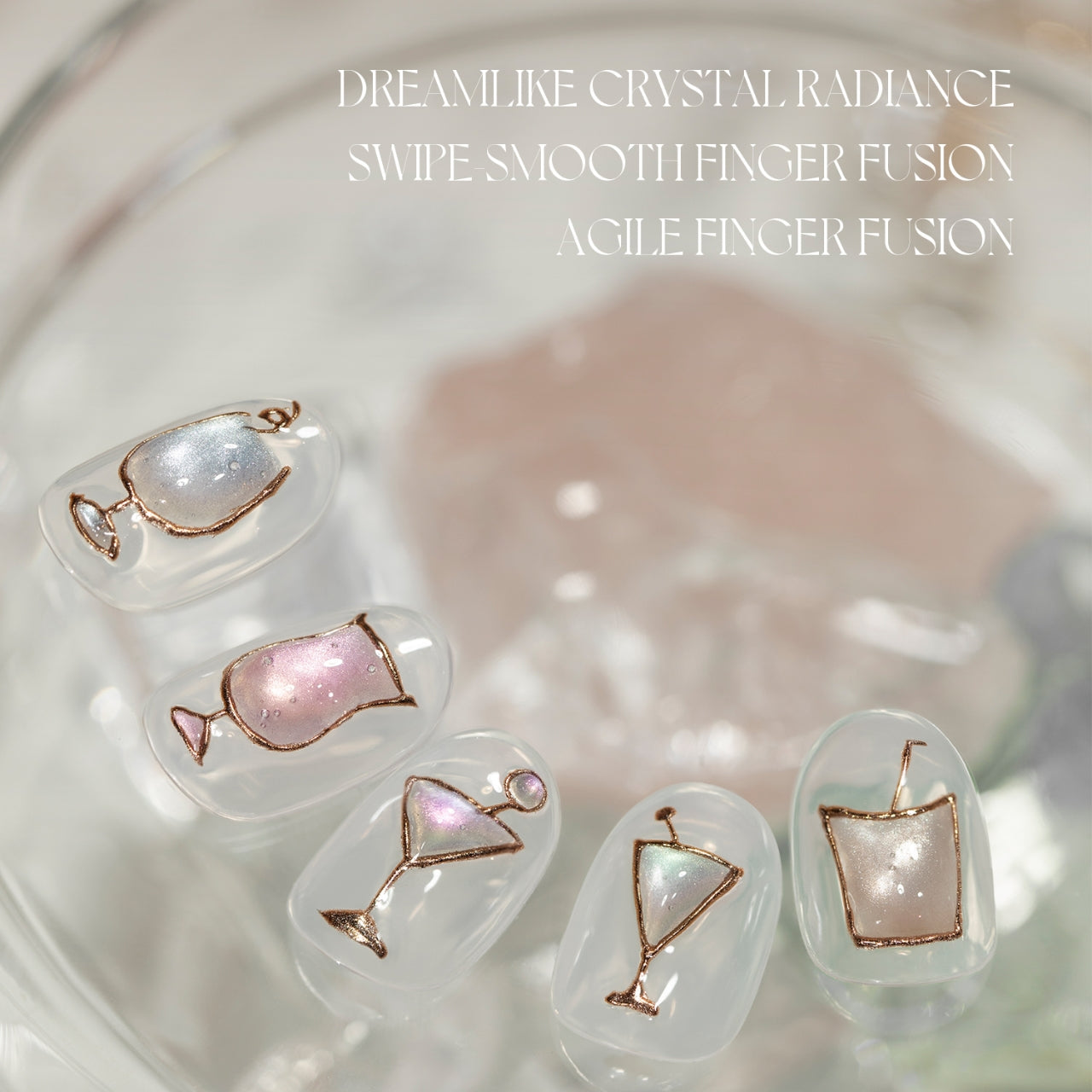 Gulauri Dreamlike Translucent Magnetic Cat Eye Collection (set of 5) HEMA & TPO FREE