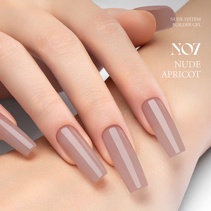 Builder Gel Collection Nude Series set of 9