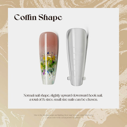 Coffin Shape Upper Nail Forms/Dual Forms 140