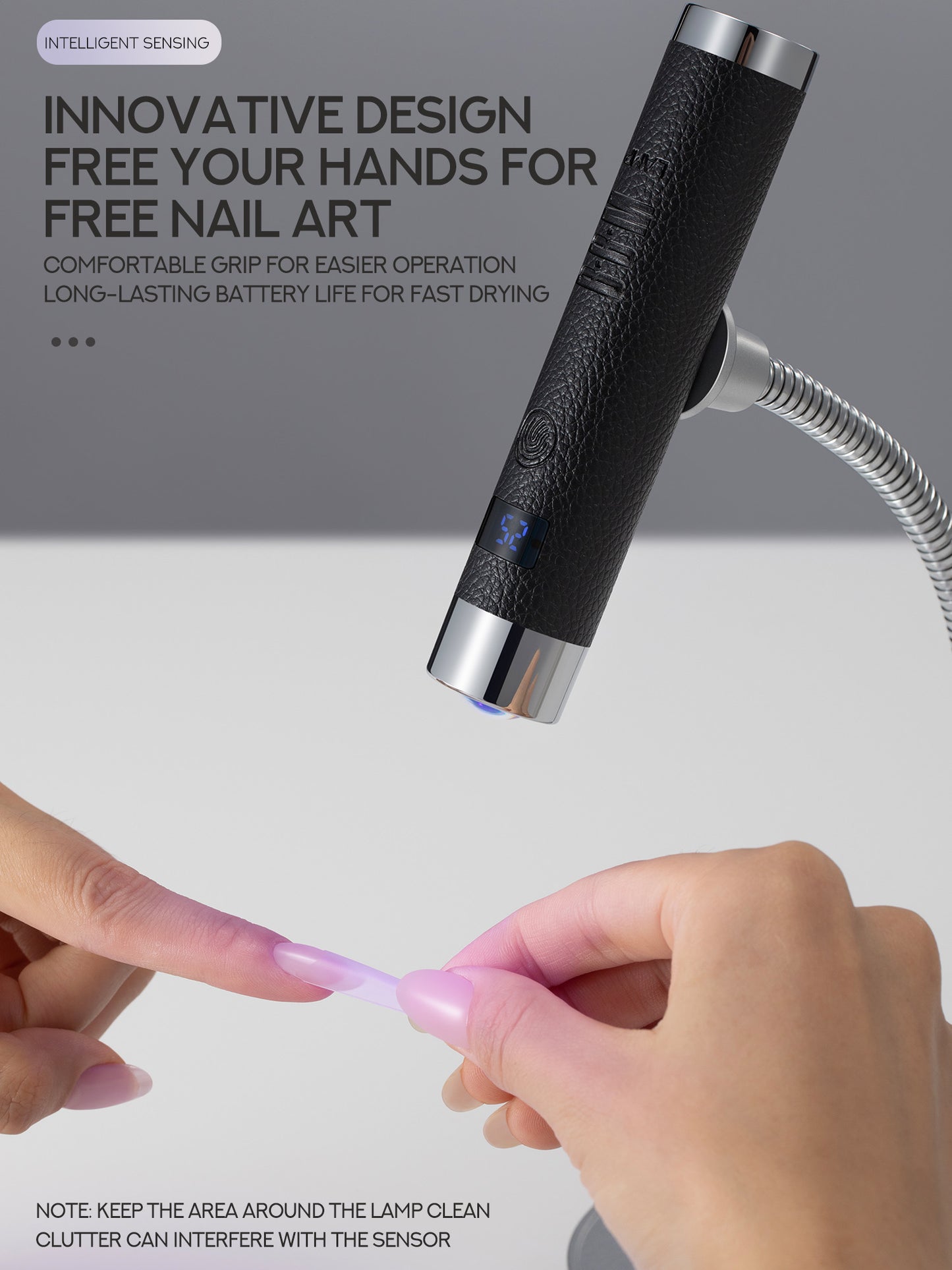 Intelligent Sensing Nail Lamp hands free