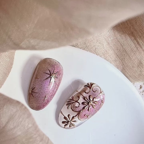 Nail art Cateye tutorial