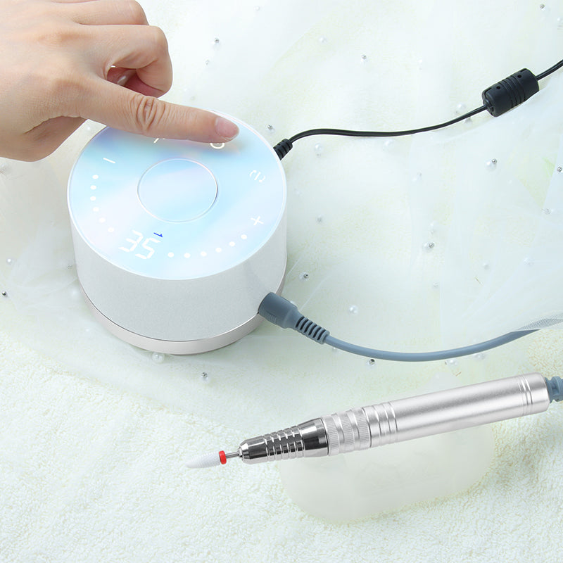 Light Gray E-File New Technology, Smart led digital display 35000RPM 80W