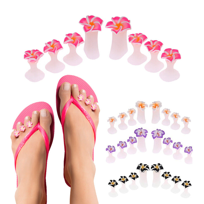 Pink Toe Separators Soft Silicone Reusable