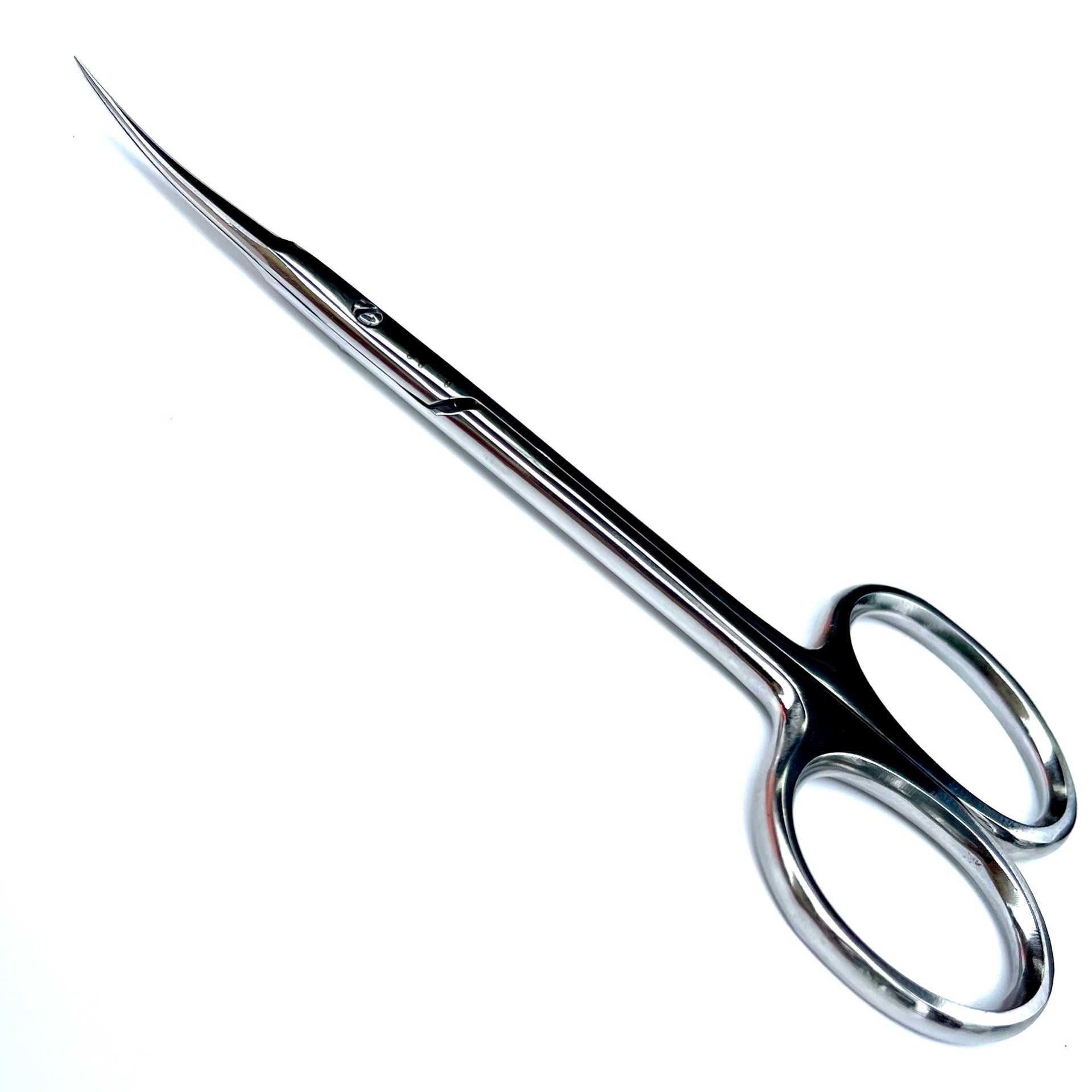 Russian Manicure Scissors Cuticle Regrowth Cut Curved Tip Nail