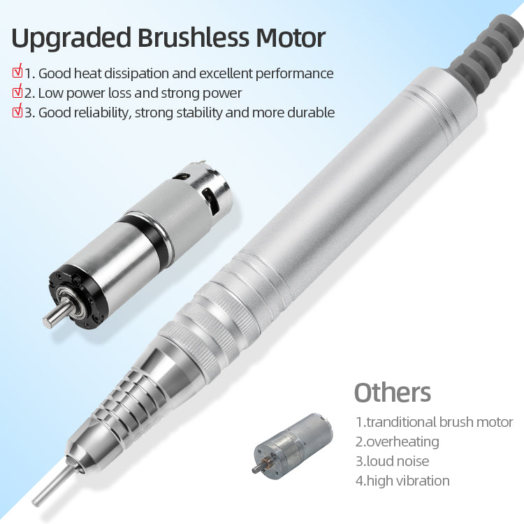 Lavender E-File New Technology, Smart led digital display 35000RPM 80W