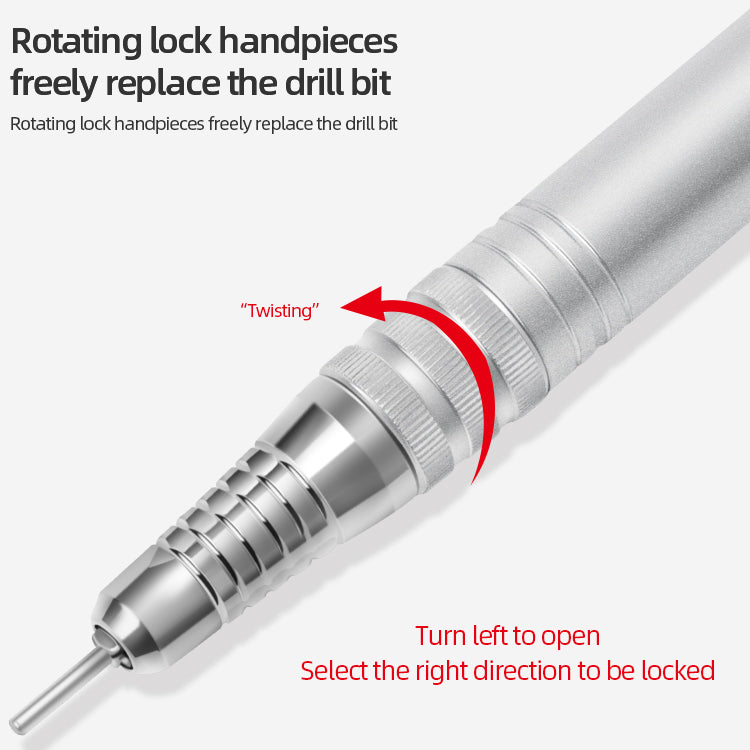 White Smoke E-File New Technology, Smart led digital display 35000RPM 80W