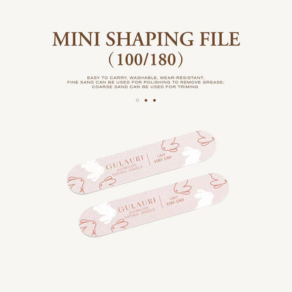 Cute mini nail file 100/180 perfect for on the go