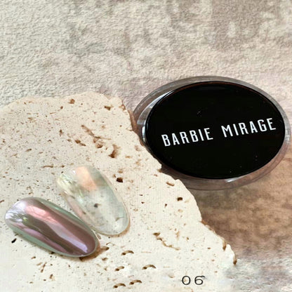 Pearl Chrome Powder in 3 shades Barbie Mirage