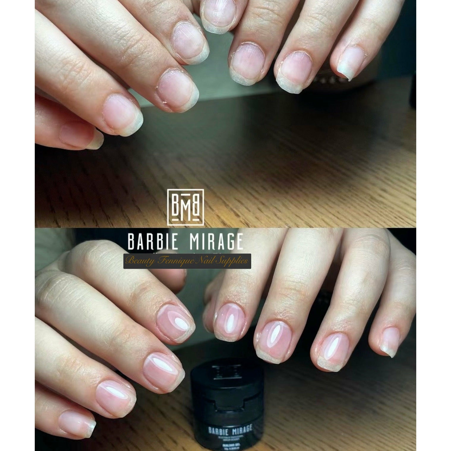 Dark Slate Gray Self Leveling Strengthening base coat gel