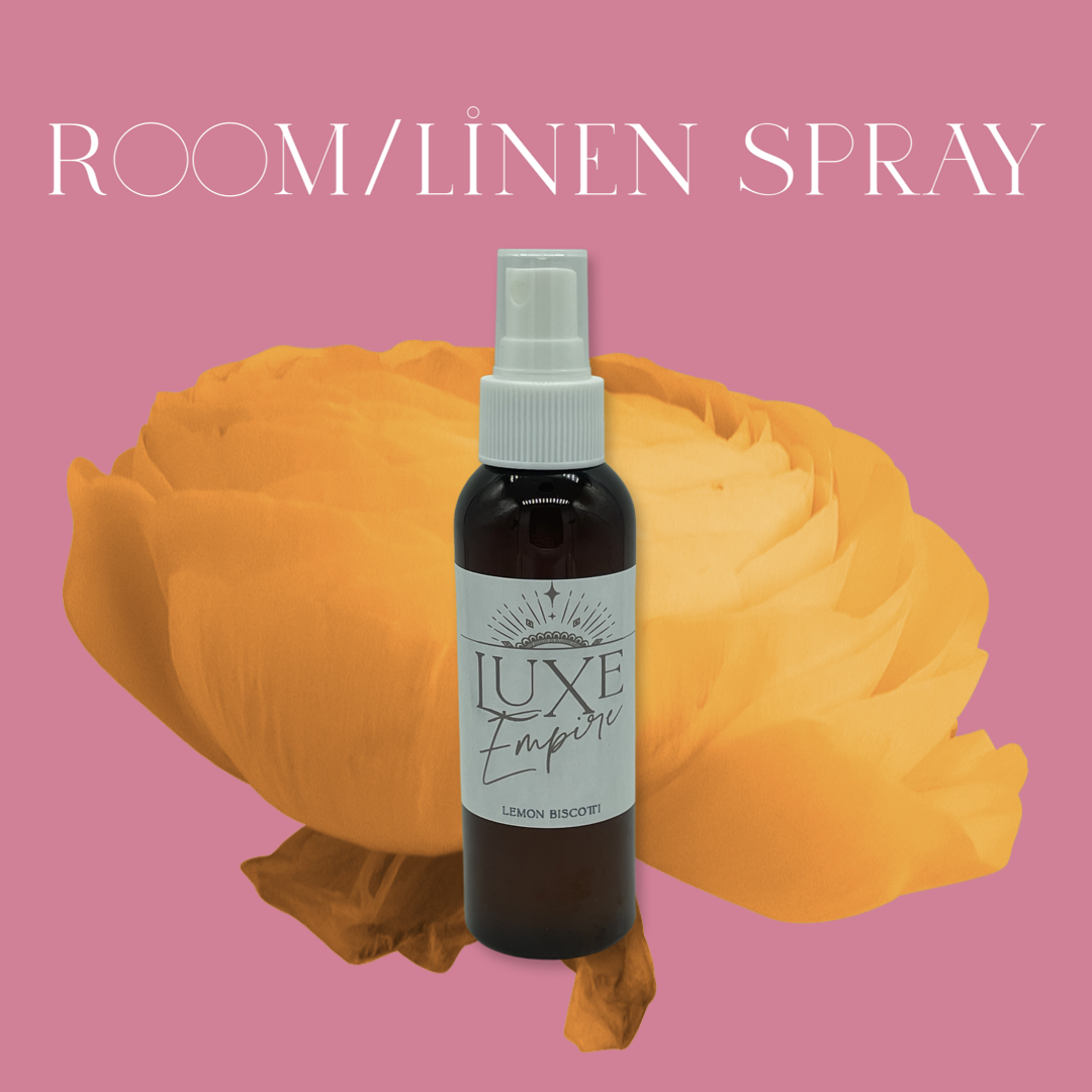 Rosy Brown Room/Linen Spray Lemon Biscotti 125ml