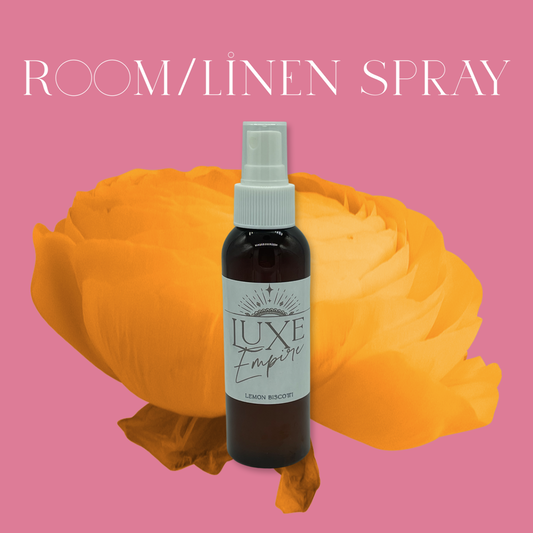 Rosy Brown Room/Linen Spray Lemon Biscotti 125ml