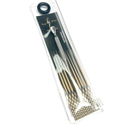 Professional C Curve Cuticle Pusher and Scraper