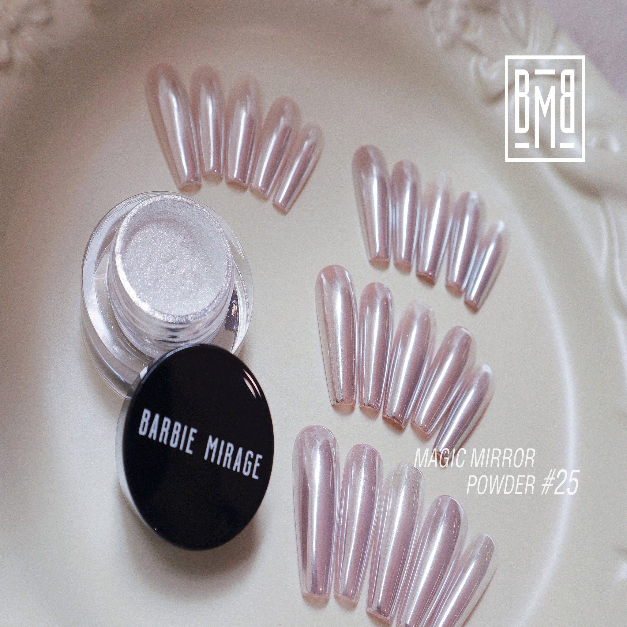 Magic Mirror Chrome Powder Angel Light 025 – Beauty Fennique Nail Supplies