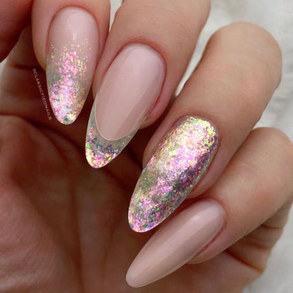 Pink Apple Aurora Opal Gel Nail Polish