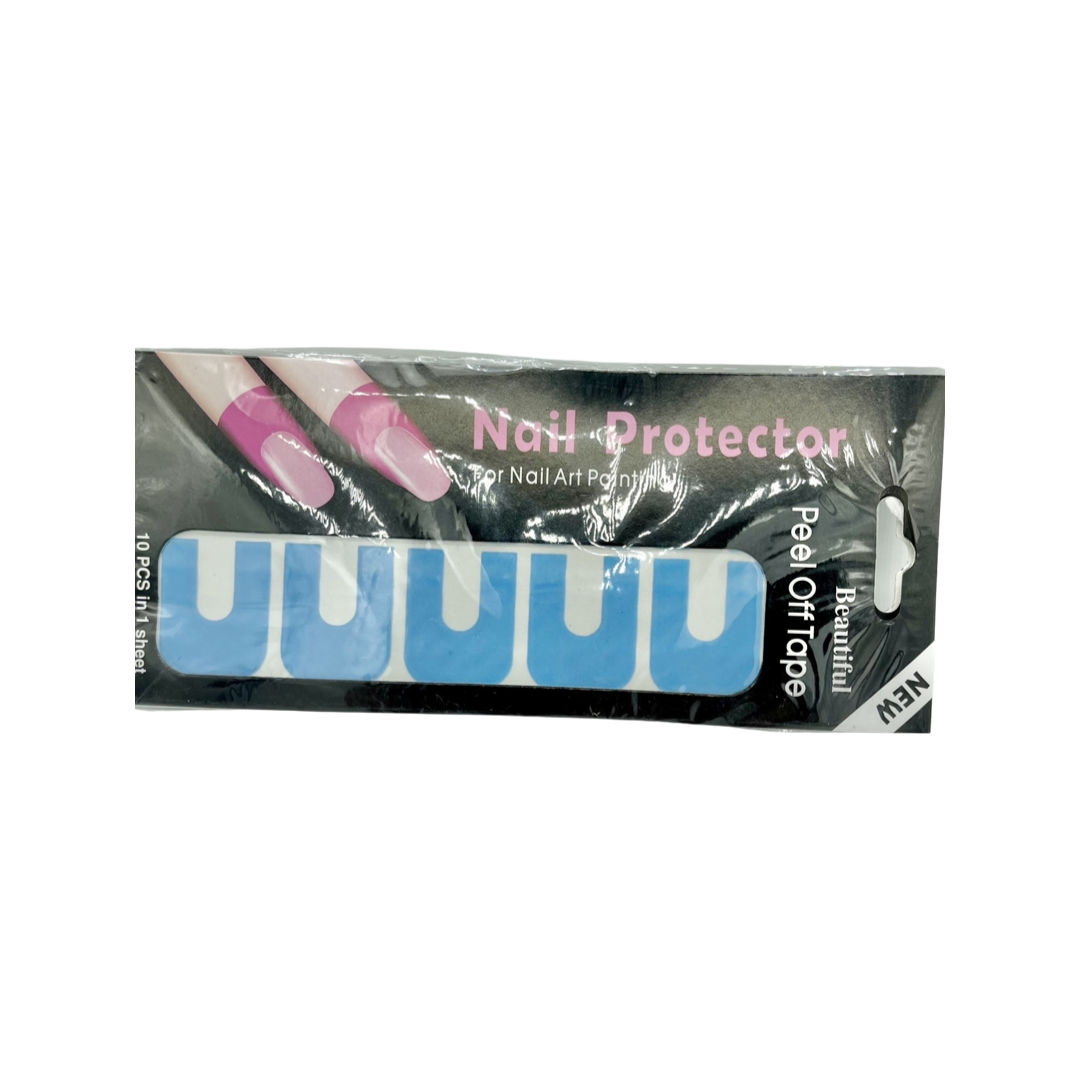 Dark Slate Gray Nail Cuticle Protector U Stick Peel Off Tape