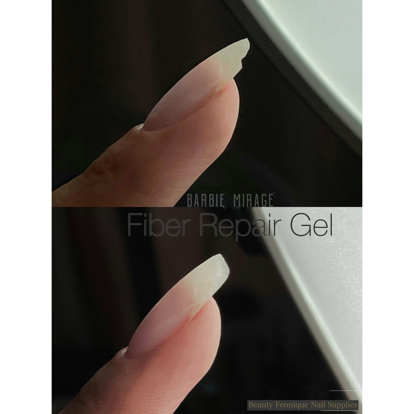 Dark Gray Fibre Repair Builder Gel 40g nail gel