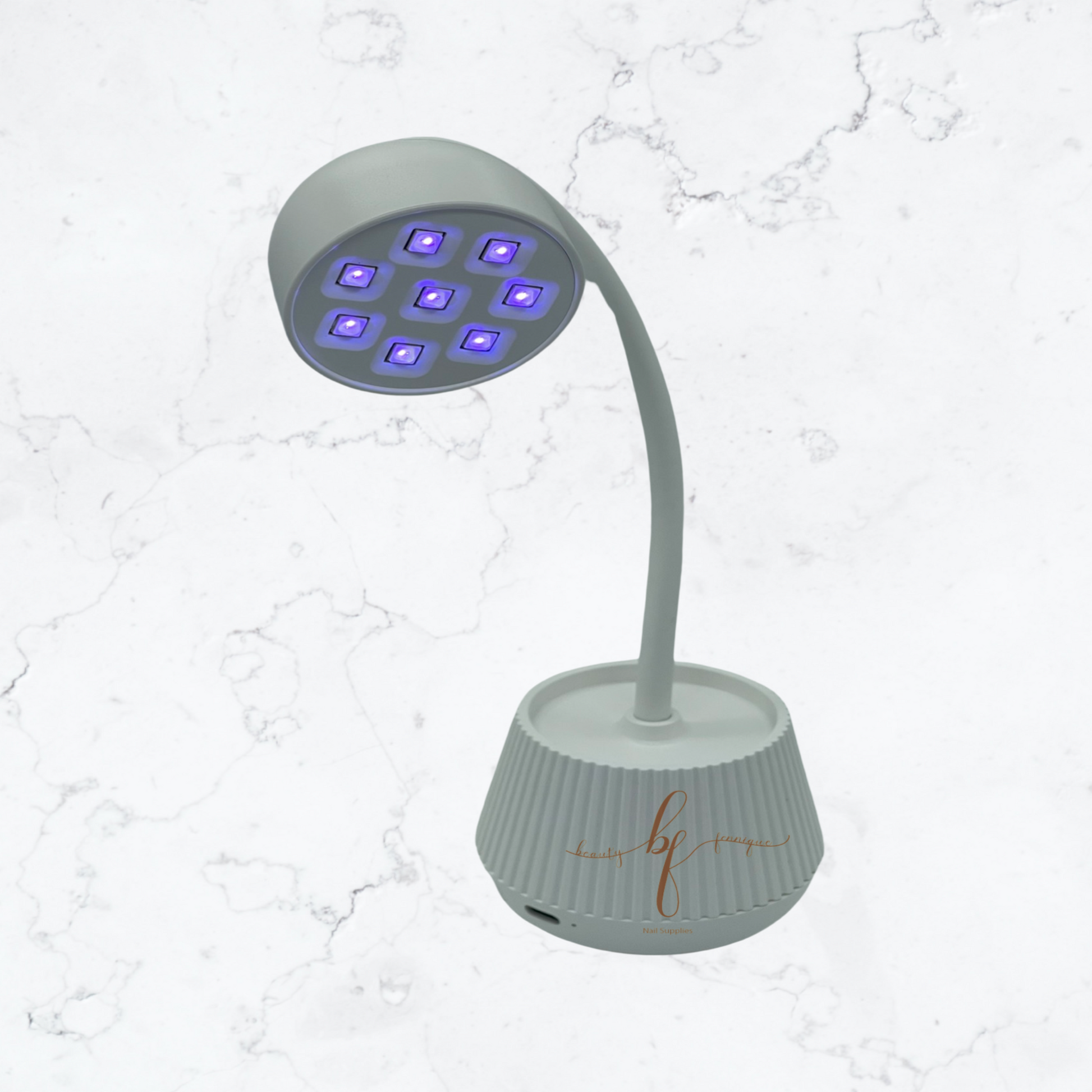 White Smoke Mini Desktop Portable UV LED NAIL LAMP 24W
