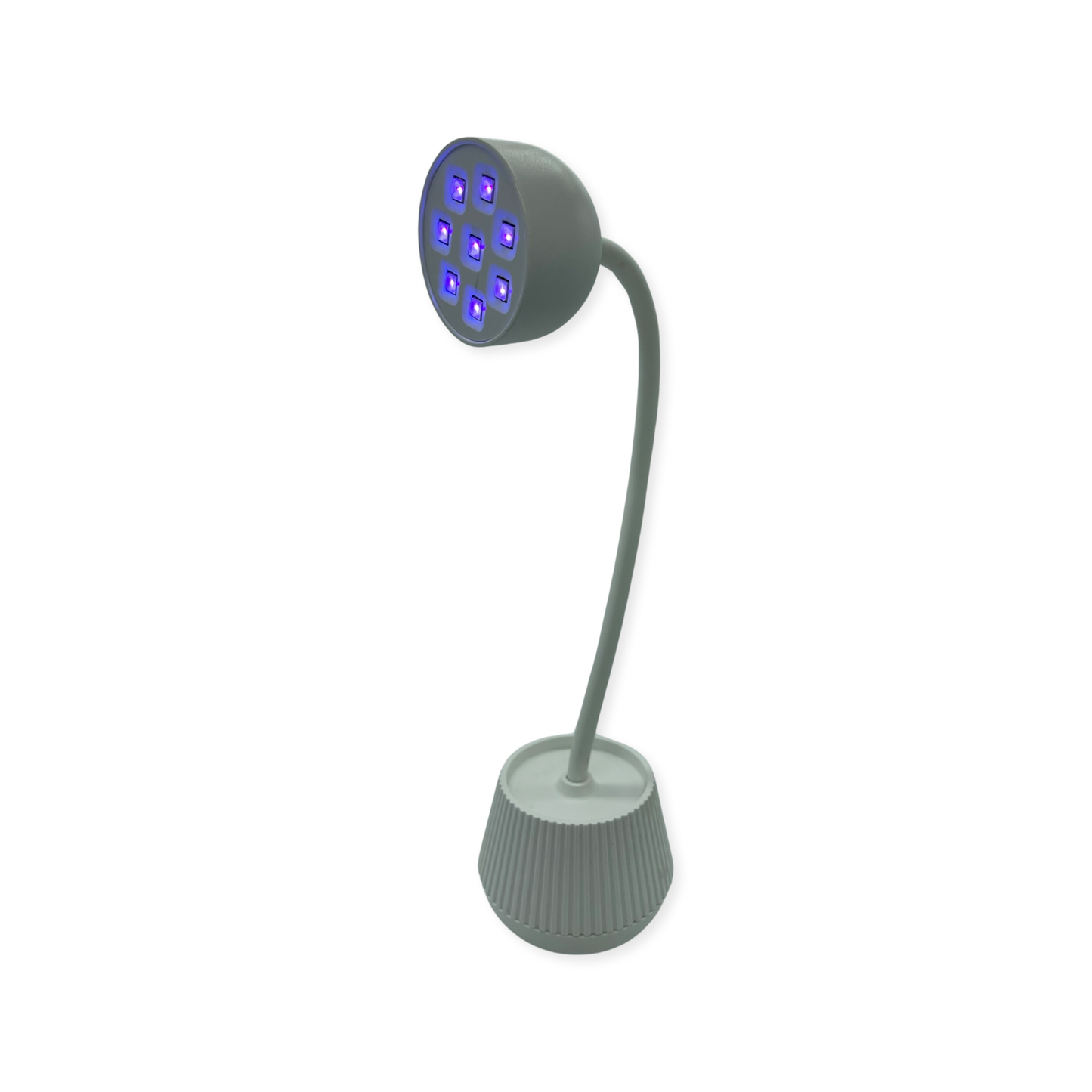Dim Gray Mini Desktop Portable UV LED NAIL LAMP 24W