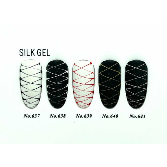 Black Silk Gel or Spider Gel nail art 7g