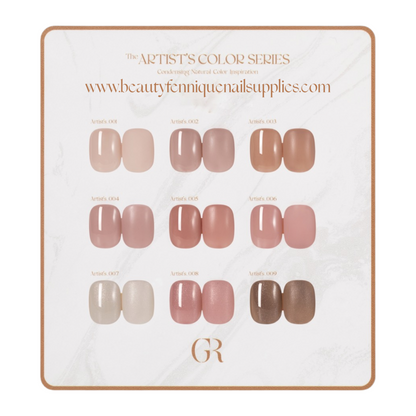 Natural nudes with delicate yarn like Look nail gel  paint, solid creamy gel polish for professional use