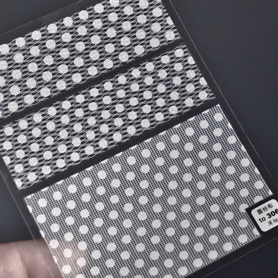 Dark Slate Gray Polka Dots Stickers